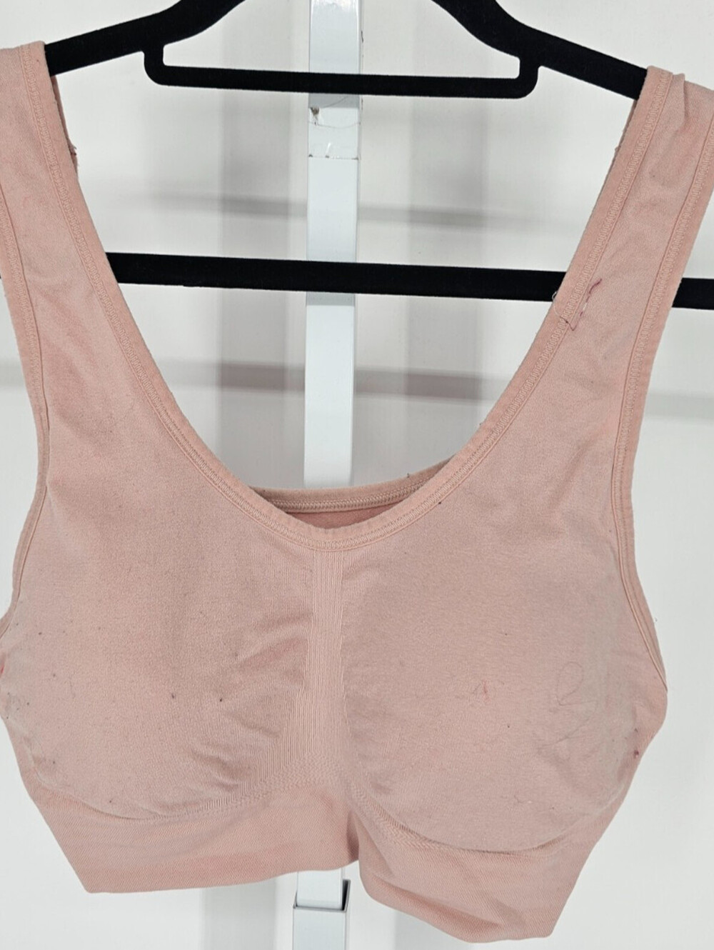 Secret Treasures Womens Sz XXL Bralette Bra Lightly Padded Light Pink